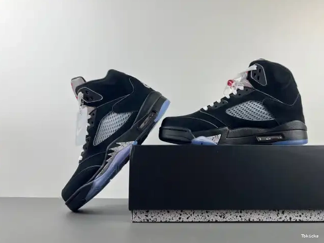 Rep TBK Metallic HF3975-001 Air Jordan 5 Reimagined Black 0613